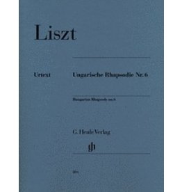 Henle Urtext Editions Liszt - Hungarian Rhapsody No. 6