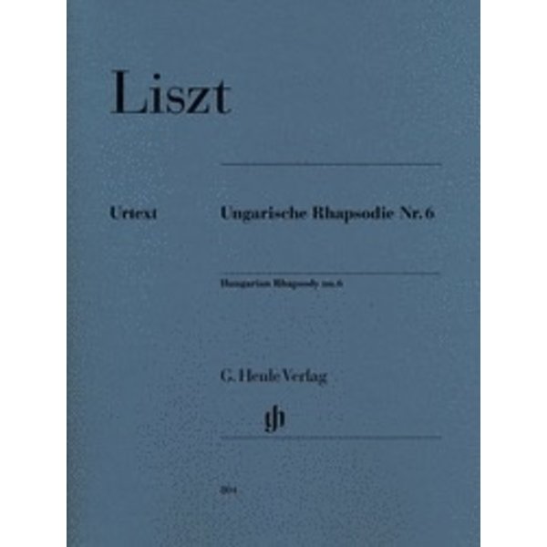 Henle Urtext Editions Liszt - Hungarian Rhapsody No. 6