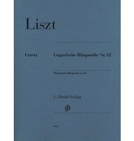 Henle Urtext Editions Liszt - Hungarian Rhapsody No. 12