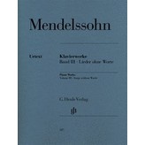 Henle Urtext Editions Mendelssohn - Songs without Words