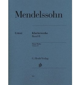 Henle Urtext Editions Mendelssohn - Piano Works, Volume II