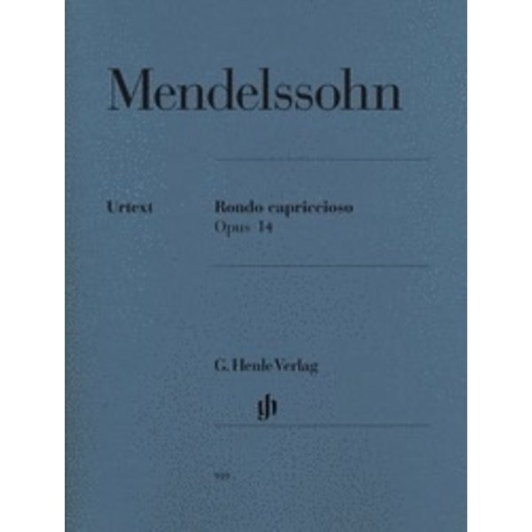 Henle Urtext Editions Mendelssohn - Rondo capriccioso, Op. 14