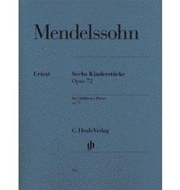 Henle Urtext Editions Mendelssohn - 6 Children's Pieces, Op. 72