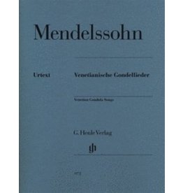 Henle Urtext Editions Felix Mendelssohn - Venetian Gondola Songs
