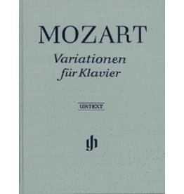 Henle Urtext Editions Mozart - Piano Variations Hardcover