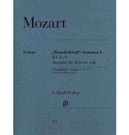 Henle Urtext Editions Mozart - Wunderkind Sonatas, Volume 1, K. 6-9