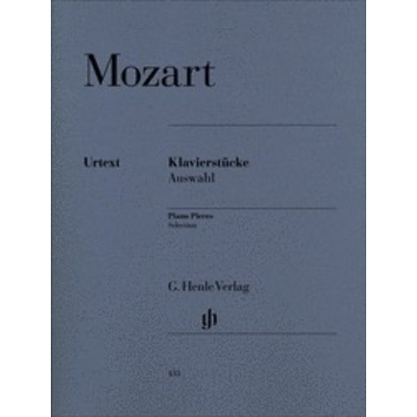 Henle Urtext Editions Mozart - Piano Pieces, Selection