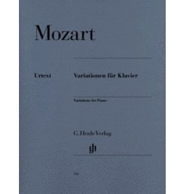 Henle Urtext Editions Mozart - Piano Variations