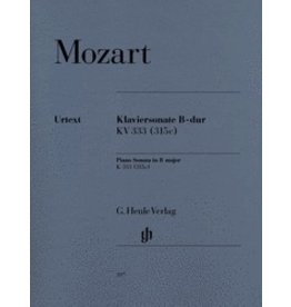 Henle Urtext Editions Mozart - Piano Sonata in B Flat Major K333 (315c)