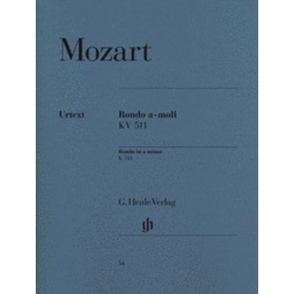 Henle Urtext Editions Mozart - Rondo in A minor K511