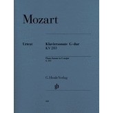 Henle Urtext Editions Mozart - Piano Sonata in G Major K283 (189h)