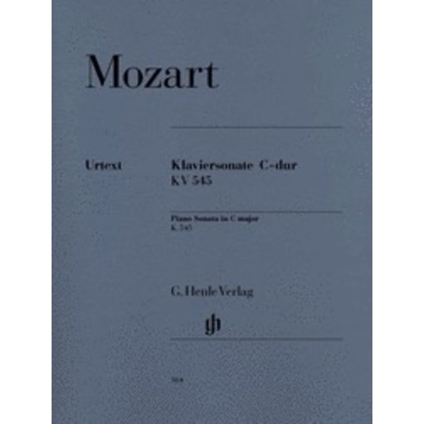 Henle Urtext Editions Mozart - Piano Sonata in C Major K545 (Facile)