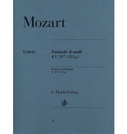 Henle Urtext Editions Mozart - Fantasy D minor K397 (385g)