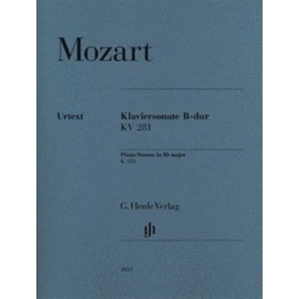 Henle Urtext Editions Mozart - Piano Sonata in B-flat Major, K281 (189f)