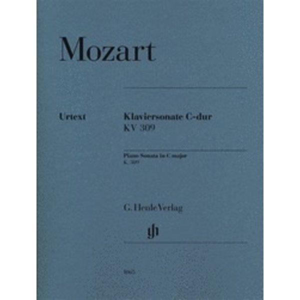 Henle Urtext Editions Mozart - Piano Sonata in C Major, K. 309 (284b)