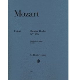 Henle Urtext Editions Wolfgang Amadeus Mozart - Rondo in D Major K. 485