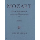Henle Urtext Editions Mozart - 10 Variations on Unser Dummer Pöbel Meint K455