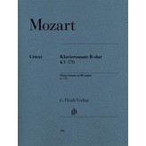 Henle Urtext Editions Mozart - Piano Sonata in B Flat Major K570