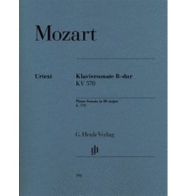 Henle Urtext Editions Mozart - Piano Sonata in B Flat Major K570