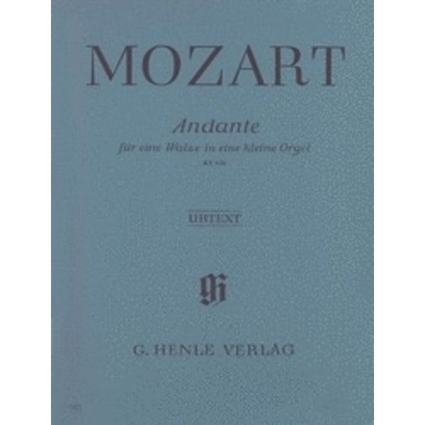 Henle Urtext Editions Mozart - Andante F Major for a Musical Clock K616