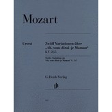 Henle Urtext Editions Mozart - 12 Variations on Ah Vous Dirai-Je, Maman K265 (300e)