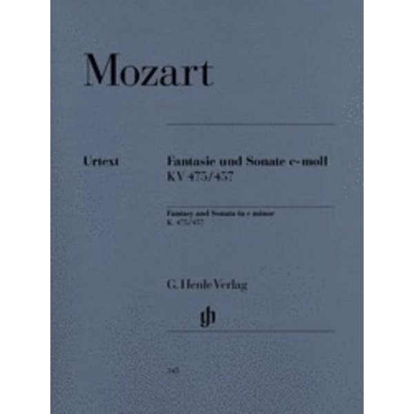 Henle Urtext Editions Mozart - Fantasy and Sonata C minor K475/457