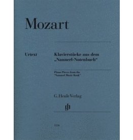 Henle Urtext Editions Mozart - Piano Pieces from the “Nannerl Music Book”