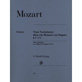 Henle Urtext Editions Mozart - 9 Variations on a Minuet by Duport K573