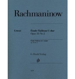 Henle Urtext Editions Rachmaninoff - Etude-Tableau in C Major, Op. 33 No. 2