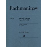 Henle Urtext Editions Rachmaninow - Prélude in G-sharp minor, Op. 32 No. 12