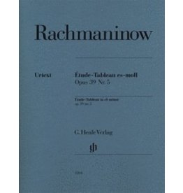 Henle Urtext Editions Rachmaninoff - Étude-Tableau in E-flat minor, Op. 39 No. 5