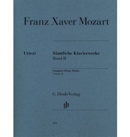 Henle Urtext Editions Franz Xaver Mozart - Complete Piano Works, Vol. II
