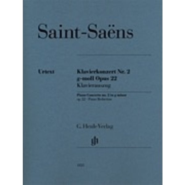 Henle Urtext Editions Saint-Saëns - PIANO CONCERTO NO. 2 IN G-MINOR OP. 22 Piano Reduction