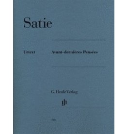 Henle Urtext Editions Satie - Avant-dernières Pensées