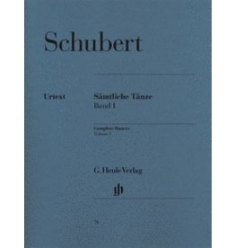 Henle Urtext Editions Schubert - Complete Dances - Volume I