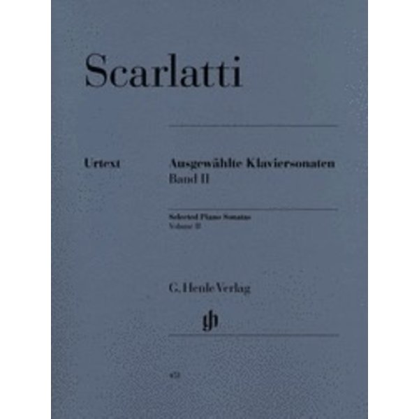 Henle Urtext Editions Scarlatti - Selected Piano Sonatas - Volume II