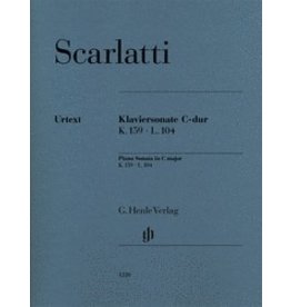Henle Urtext Editions Scarlatti - Piano Sonata in C Major K. 159, L. 104