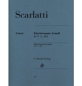 Henle Urtext Editions Scarlatti - Piano Sonata in D minor, K. 9, L. 413