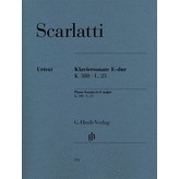 Henle Urtext Editions Scarlatti - Piano Sonata in E Major, K. 380, L. 23