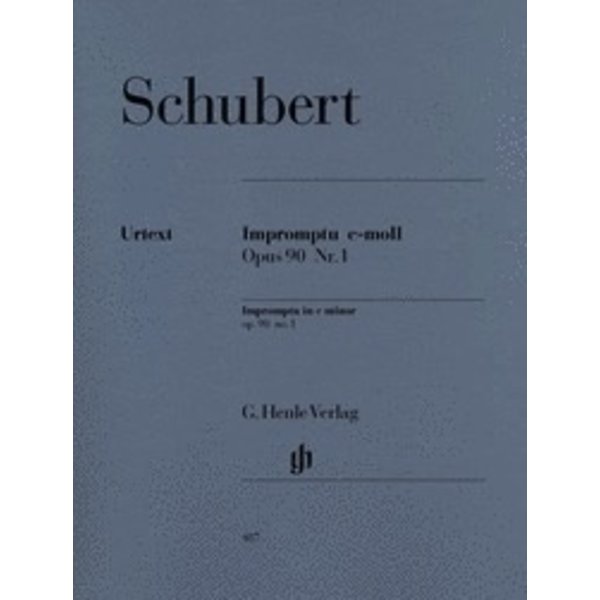 Henle Urtext Editions Schubert - Impromptu C minor Op. 90 D 899