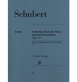 Henle Urtext Editions Schubert - 16 German Dances and 2 Ecossaises Op. 33 D 783