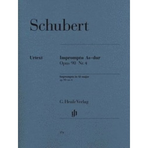 Henle Urtext Editions Schubert - Impromptu A Flat Major Op. 90 D 899