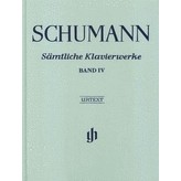 Henle Urtext Editions Schumann - Complete Piano Works - Volume 4 Hardcover