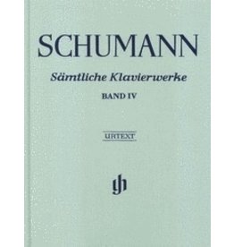Henle Urtext Editions Schumann - Complete Piano Works - Volume 4 Hardcover