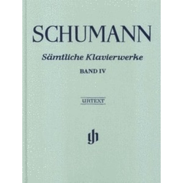 Henle Urtext Editions Schumann - Complete Piano Works - Volume 4 Hardcover