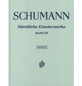 Henle Urtext Editions Schumann - Complete Piano Works - Volume 3 Hardcover