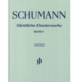 Henle Urtext Editions Schumann - Complete Piano Works - Volume 1 Hardcover