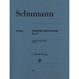 Henle Urtext Editions Schumann - Complete Piano Works - Volume 1