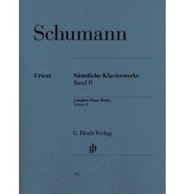 Henle Urtext Editions Schumann - Complete Piano Works - Volume 2