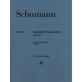 Henle Urtext Editions Schumann - Complete Piano Works - Volume 4
